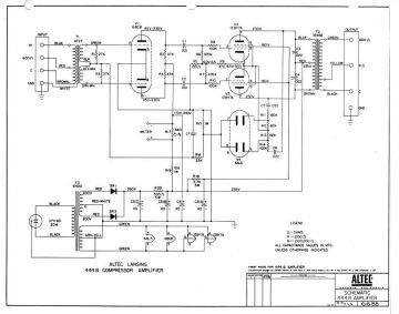 Altec Lansing 444B schematic circuit diagram